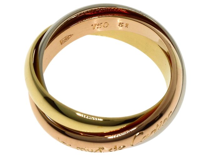Anello Trinity di Cartier in oro 18K - vista 3