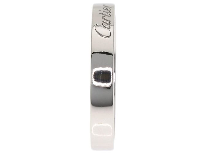 Gravierter Platinring von Cartier - Ansicht 7