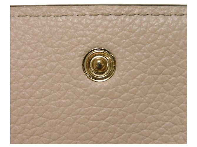 Graue Leder Langbörse von Chloé Braun - Ansicht 10