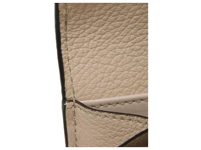 Graue Leder Langbörse von Chloé Braun - Ansicht 14