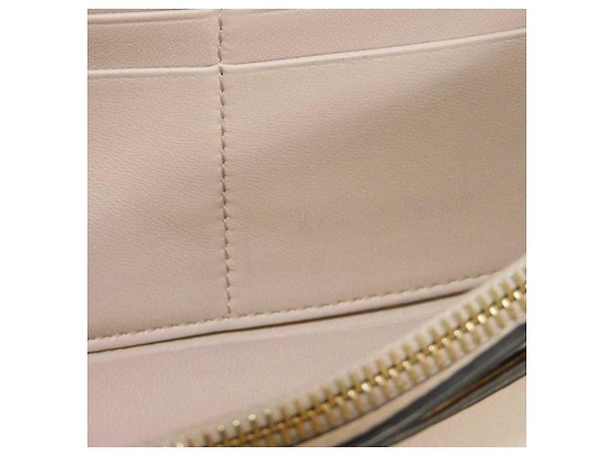 Graue Leder Langbörse von Chloé Braun - Ansicht 17