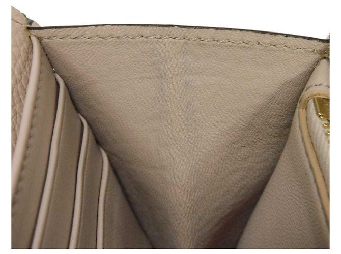 Graue Leder Langbörse von Chloé Braun - Ansicht 19