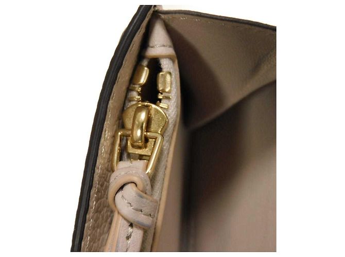 Graue Leder Langbörse von Chloé Braun - Ansicht 20