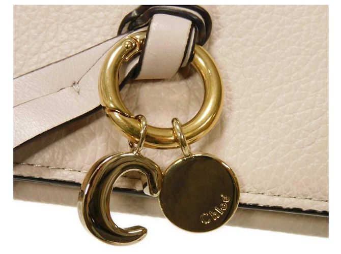 Graue Leder Langbörse von Chloé Braun - Ansicht 24