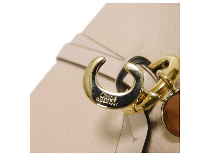 Graue Leder Langbörse von Chloé Braun - Ansicht 25
