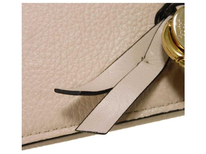 Graue Leder Langbörse von Chloé Braun - Ansicht 26