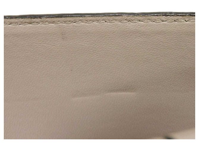 Graue Leder Langbörse von Chloé Braun - Ansicht 30
