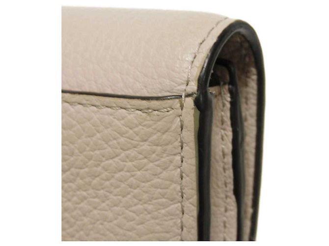 Graue Leder Langbörse von Chloé Braun - Ansicht 33
