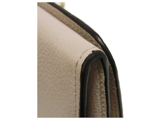 Graue Leder Langbörse von Chloé Braun - Ansicht 34