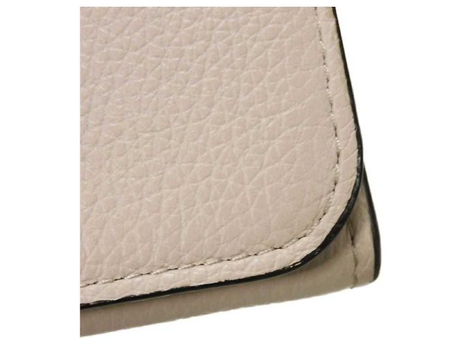 Graue Leder Langbörse von Chloé Braun - Ansicht 36