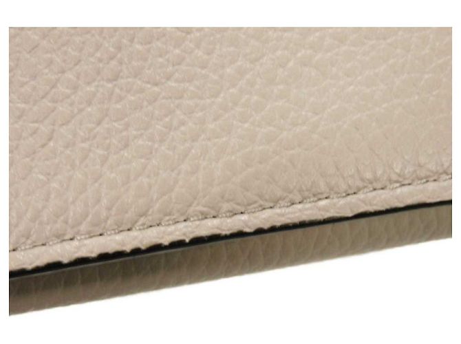 Graue Leder Langbörse von Chloé Braun - Ansicht 37
