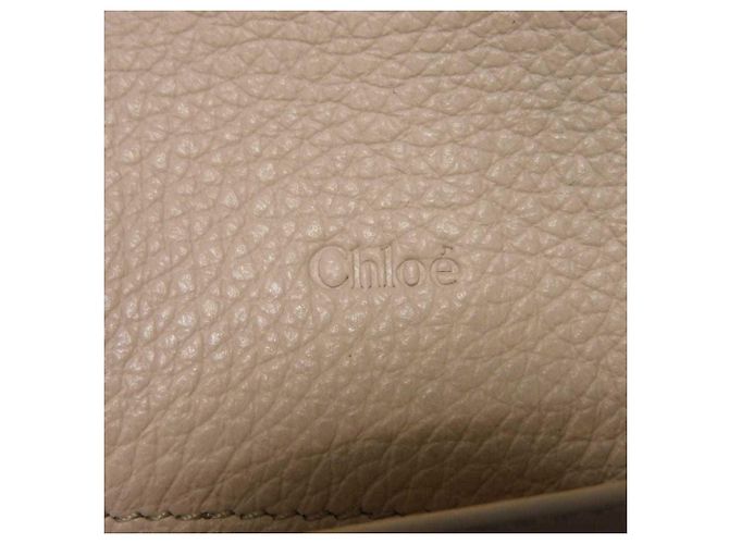 Graue Leder Langbörse von Chloé Braun - Ansicht 6
