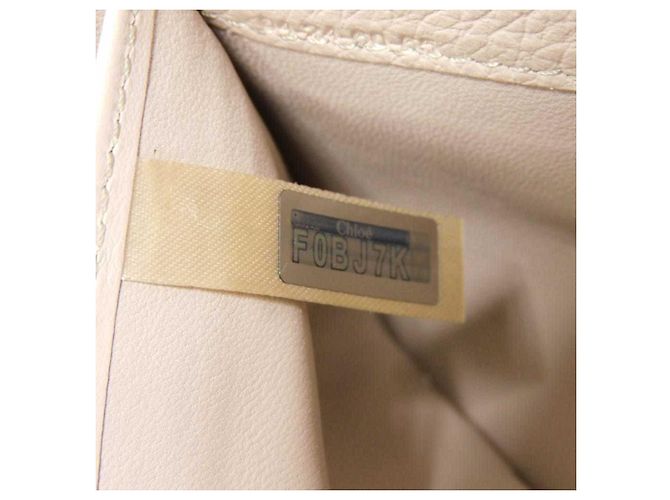 Graue Leder Langbörse von Chloé Braun - Ansicht 8