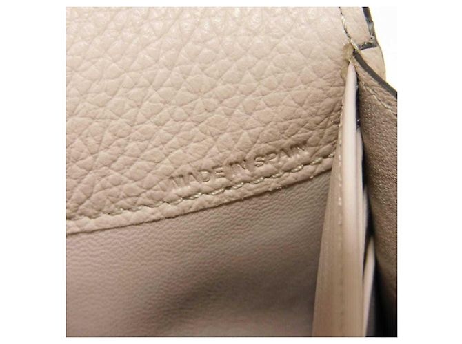 Graue Leder Langbörse von Chloé Braun - Ansicht 9