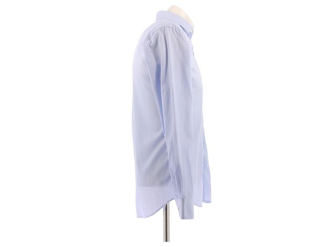 Autre Marque Blaue gestreifte Hemd - Ansicht 3
