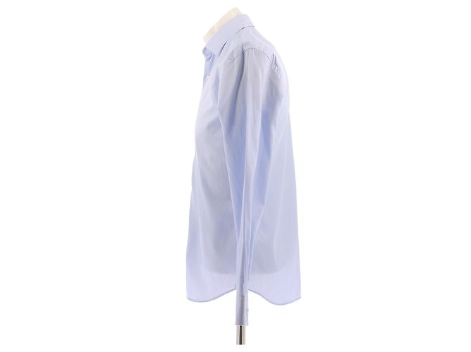 Autre Marque Blaue gestreifte Hemd - Ansicht 4