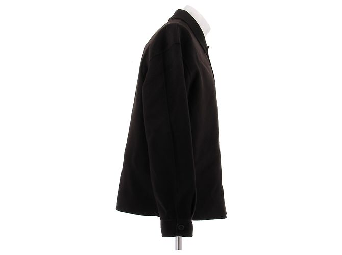 Giacca di lana nera Frame Denim Nero - vista 3