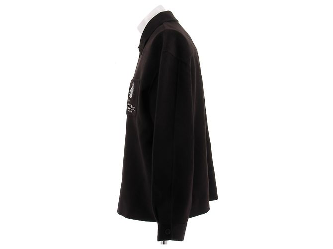 Giacca di lana nera Frame Denim Nero - vista 4