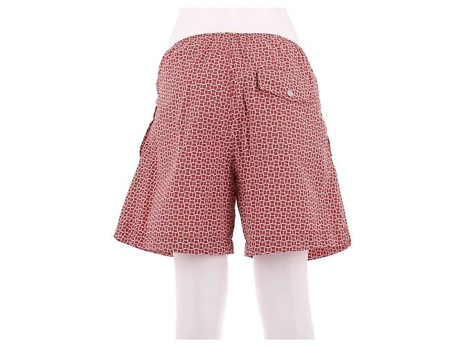Hermès Roter Badehose mit Mustern - Ansicht 2