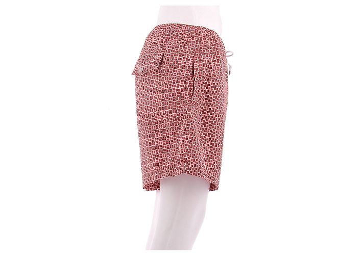Hermès Roter Badehose mit Mustern - Ansicht 3