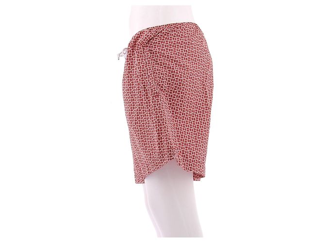 Hermès Roter Badehose mit Mustern - Ansicht 4