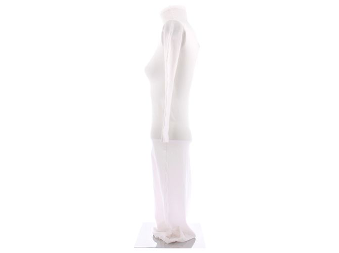 Alaïa Weißes Nylonkleid - Ansicht 4