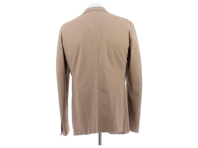 Loro Piana Blazer beige in cotone - vista 2