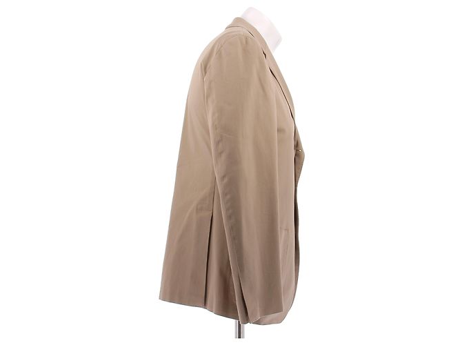 Loro Piana Blazer beige in cotone - vista 3