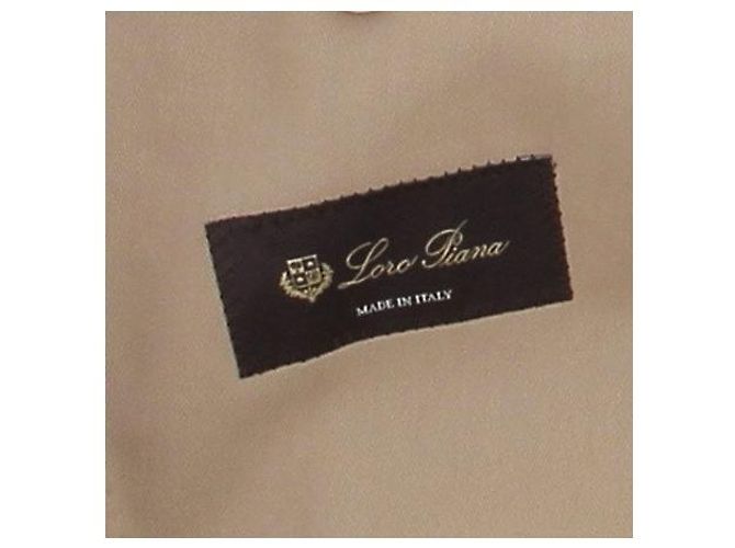 Loro Piana Blazer beige in cotone - vista 5