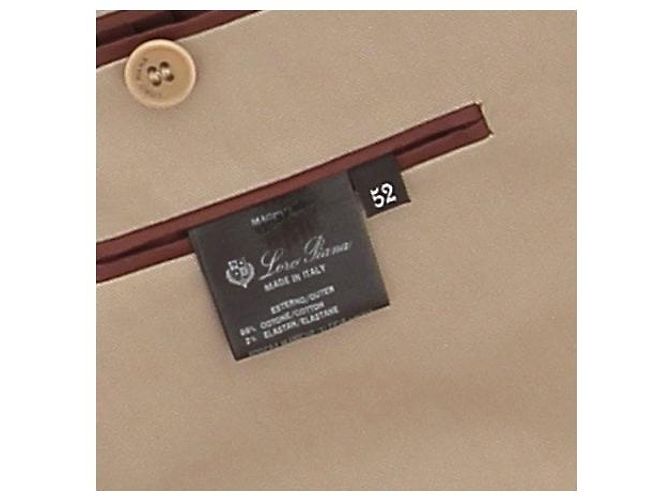 Loro Piana Blazer beige in cotone - vista 6
