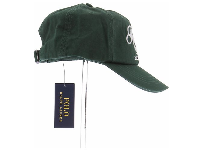 Polo Ralph Lauren Cappellino verde con scritte bianche - vista 3