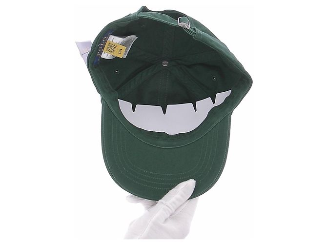 Polo Ralph Lauren Cappellino verde con scritte bianche - vista 7