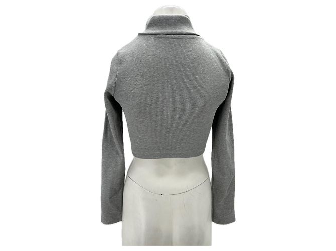 Autre Marque Dhruv Kapoor Cardigan in Grau mit Reißverschluss - Ansicht 2