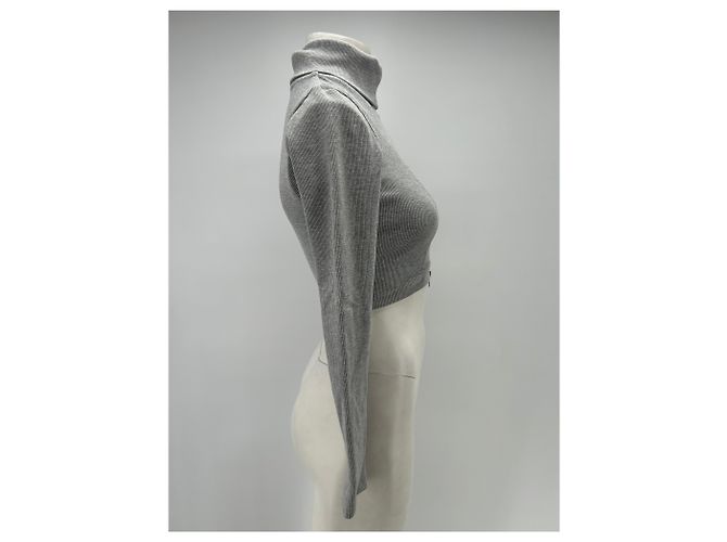 Autre Marque Dhruv Kapoor Cardigan in Grau mit Reißverschluss - Ansicht 3