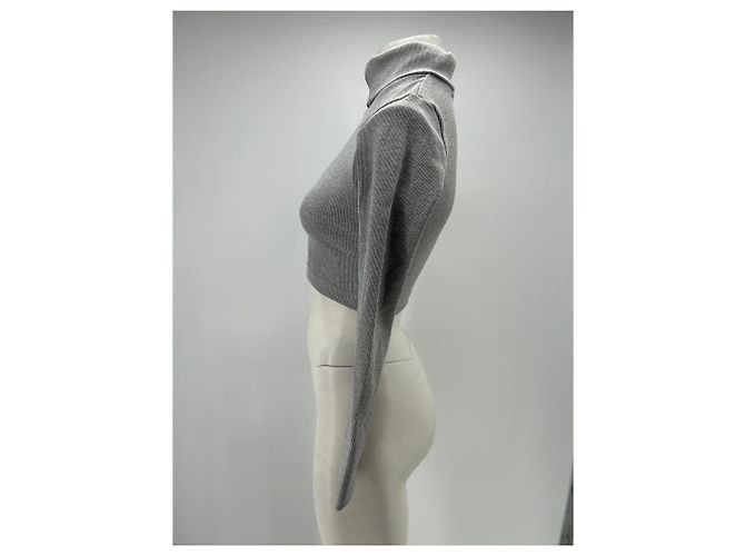 Autre Marque Dhruv Kapoor Cardigan in Grau mit Reißverschluss - Ansicht 4