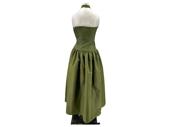 Autre Marque AUTONOMIE Langes grünes Kleid - Ansicht 2