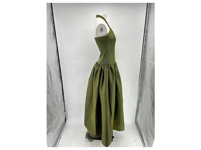 Autre Marque AUTONOMIE Langes grünes Kleid - Ansicht 3