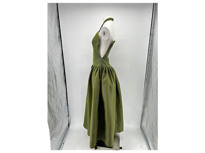 Autre Marque AUTONOMIE Langes grünes Kleid - Ansicht 4