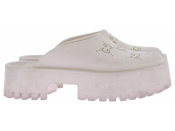 Mules Gucci em couro bege 40 EU - vue 2