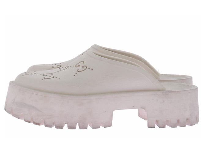 Mules Gucci em couro bege 40 EU - vue 3