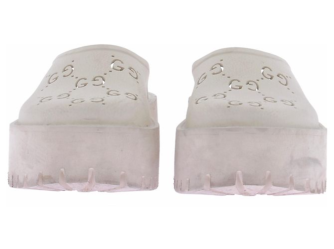 Mules Gucci em couro bege 40 EU - vue 4