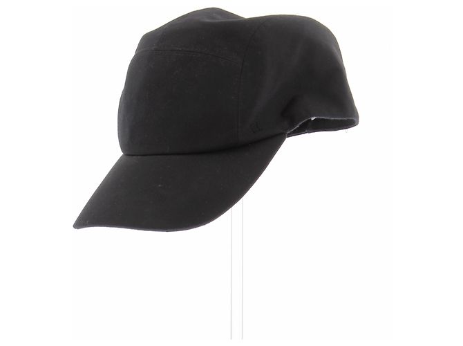Hermès Mütze aus Baumwolle schwarz Größe 60 - Ansicht 5