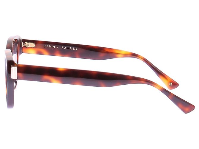 Jimmy Fairly Gafas de sol efecto carey marrón plástico Castaño - vista 4