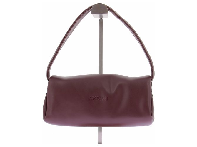 Autre Marque Borsa a mano MABASH in pelle bordeaux Bordò - vista 2