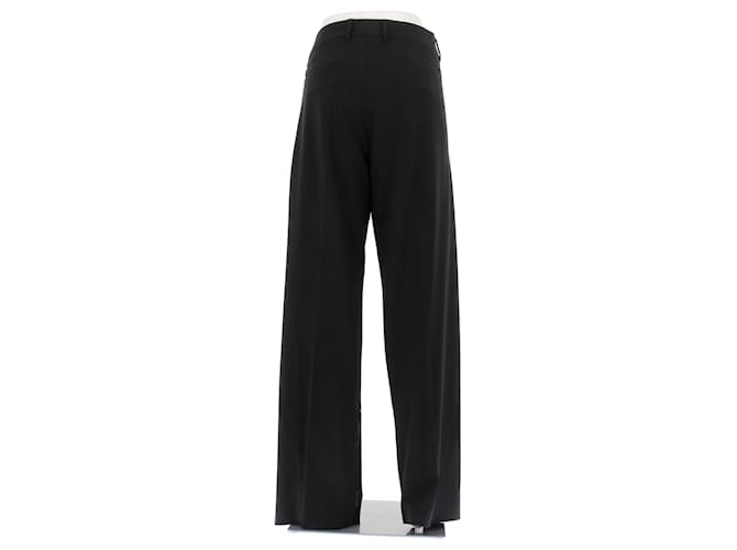 Off White Pantaloni da tailleur neri Nero - vista 2