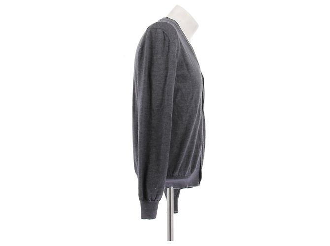 Prada Grauer Wollcardigan - Ansicht 3