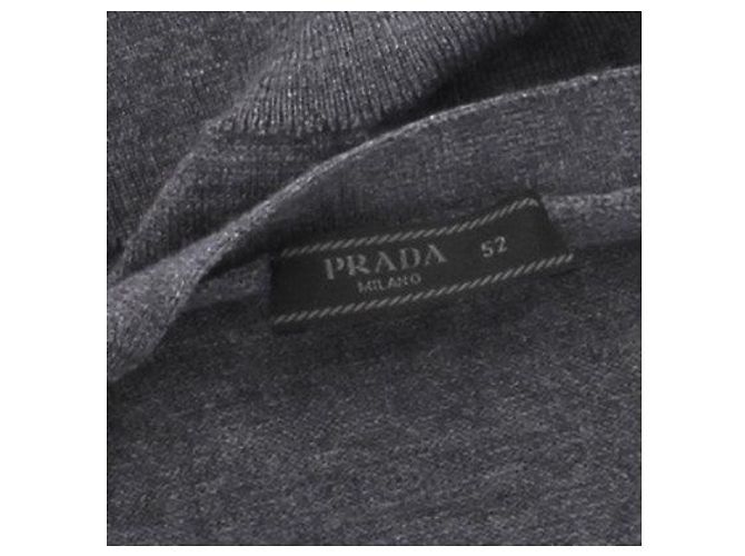 Prada Grauer Wollcardigan - Ansicht 5