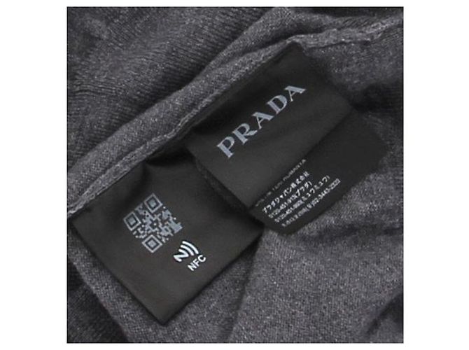 Prada Grauer Wollcardigan - Ansicht 6