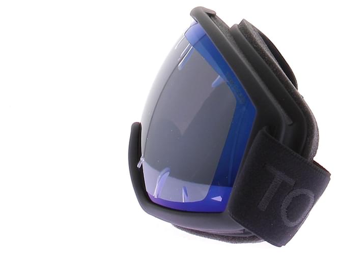 Maschera da sci Tom Ford blu in plastica - vista 4