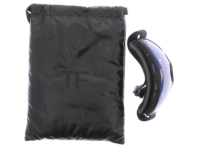 Maschera da sci Tom Ford blu in plastica - vista 6